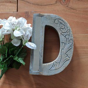 Wooden Decorative Letter D